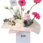 Lovely pink and white flowers