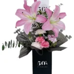 Bright Pink Lily